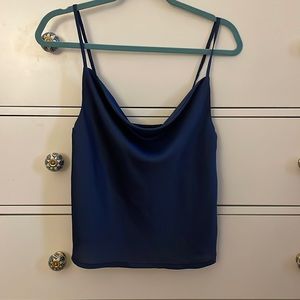 NastyGal Satiny Cowl Neck Top!